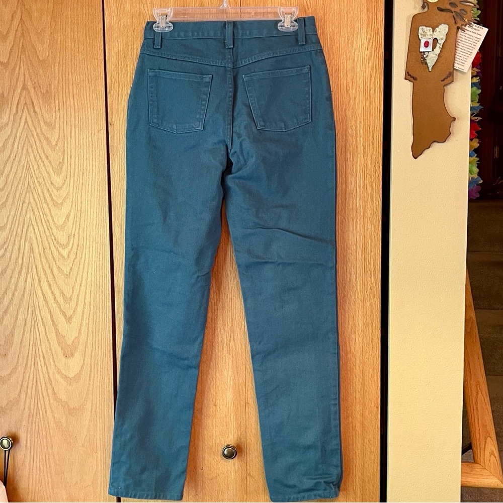 Vintage 90s Y2K Jeanology high waist straight leg colored denim jeans SIZE 4 EUC